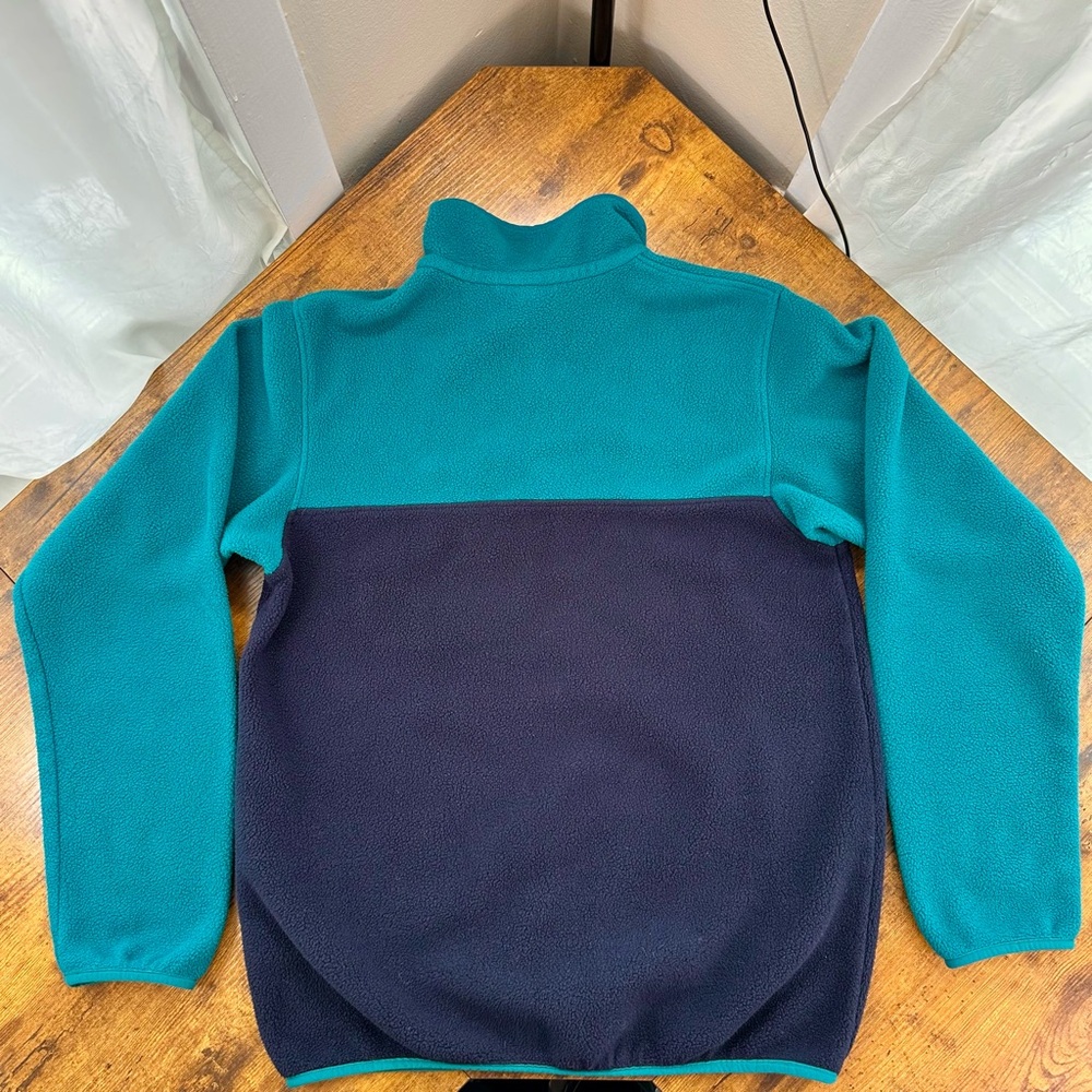 Patagonia Women’s Lightweight Synchilla Snap Pullover Fleece, Elwha Blue, Medium - Picture 6 of 14